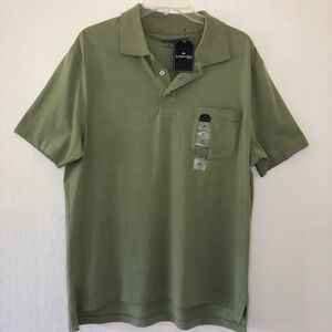 NWT St. John's Bay Short Sleeve Polo shirt -Size M